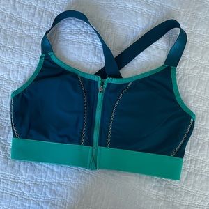 Fabletics Zip Front Sports Bra